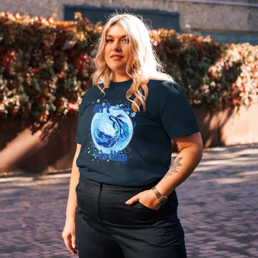 Aquatic Artistry Organic T-Shirt product image (230)
