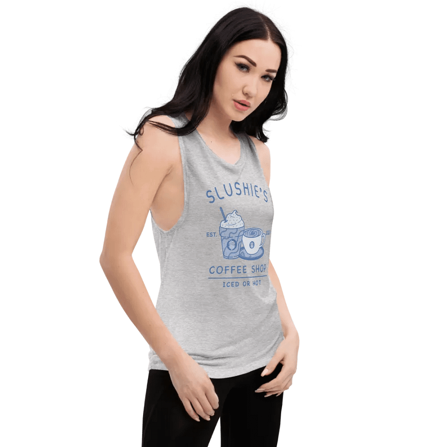 Slushie's Coffee Shop (Blue) | Women's Muscle Tank product image (10)