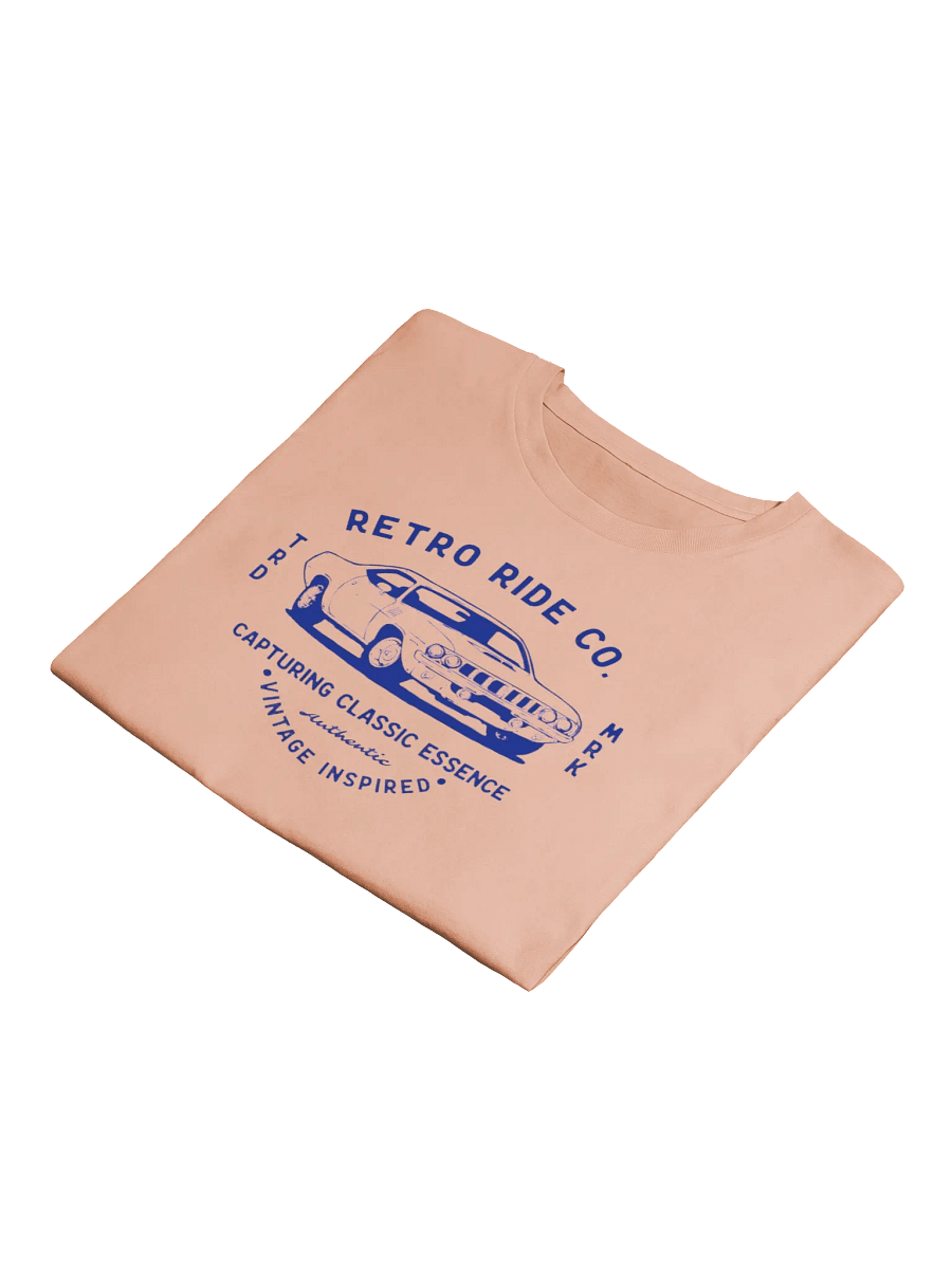 Blue Retro Ride Crop Top product image (5)