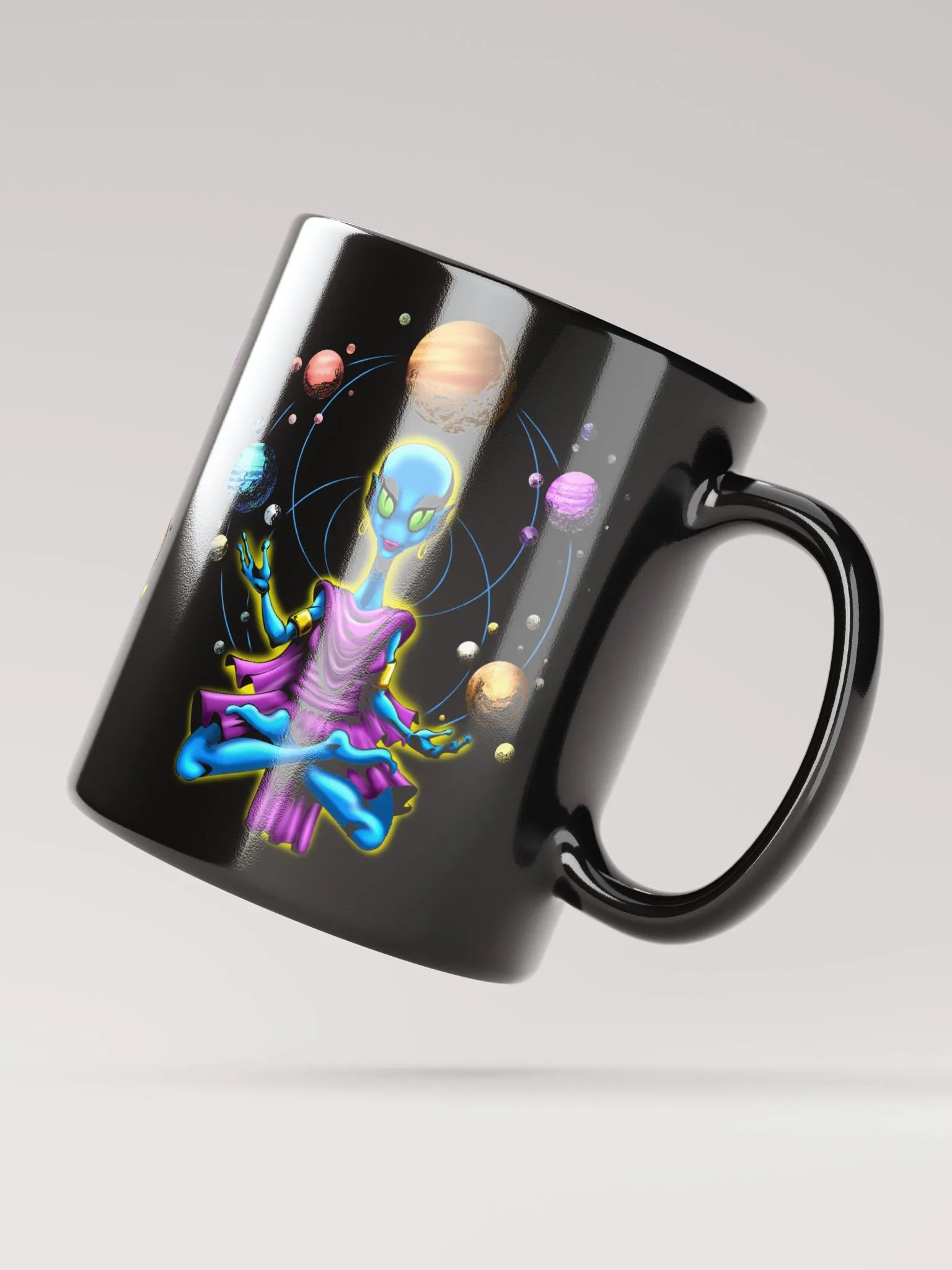 Meditating Alien - Coffee Mug product image (5)