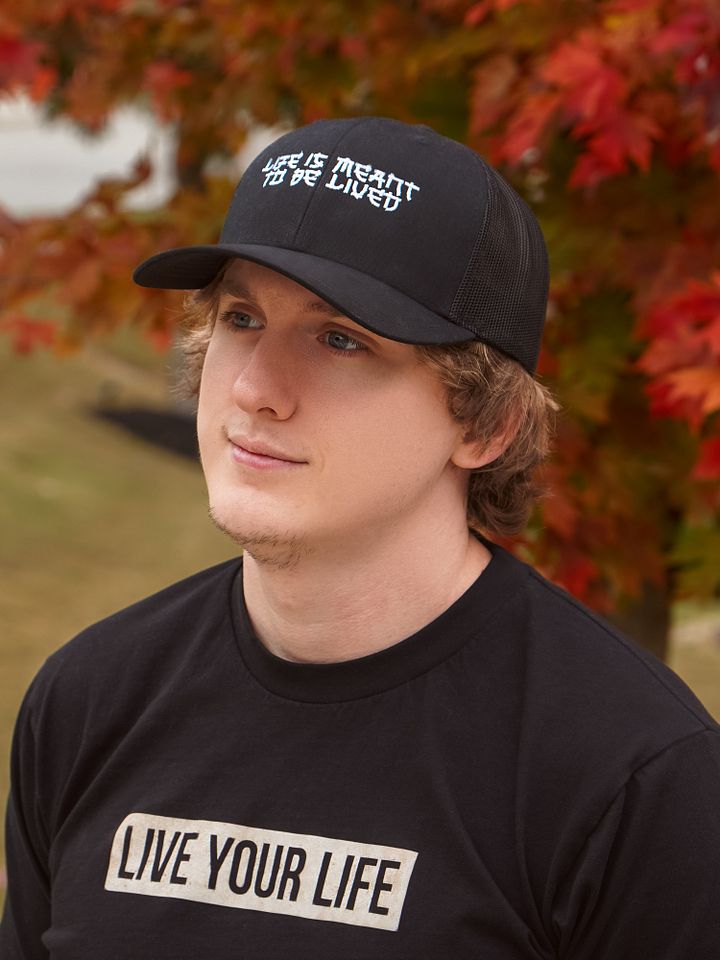 Life Is Meant To Be Lived Retro Hat product image (2)