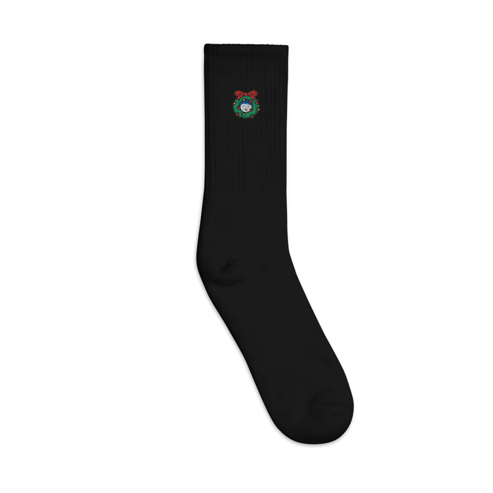 EMBROIDERED CREW SOCKS CHRISTMAS EDITION product image (2)