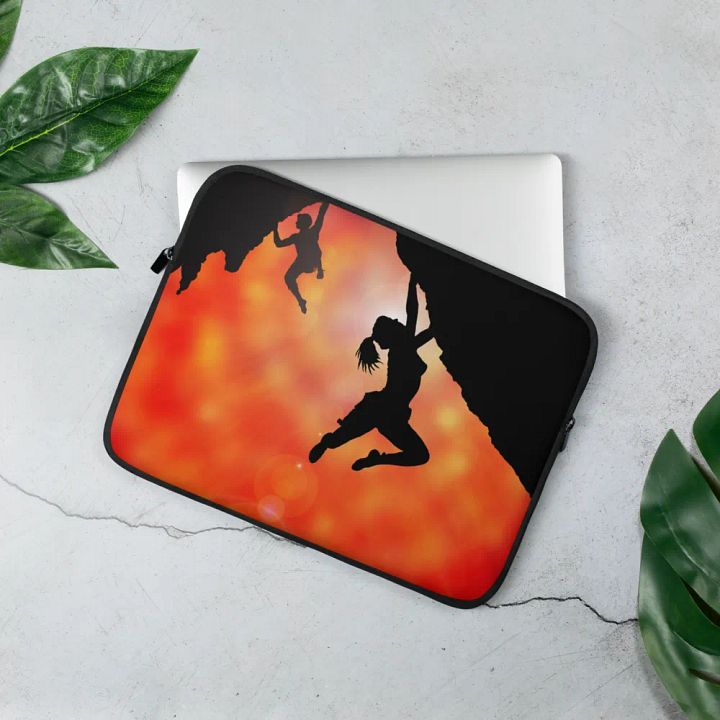 bouldering flare laptop sleeve product image (1)