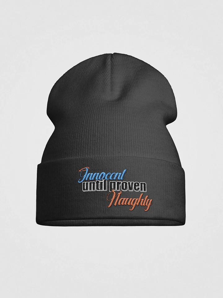 Innocent until proven naughty beanie product image (1)