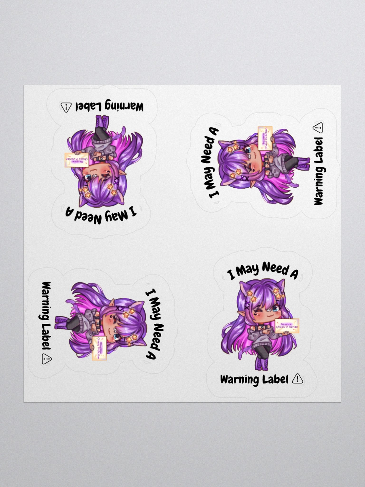 Typically Warned Sticker Set product image (3)
