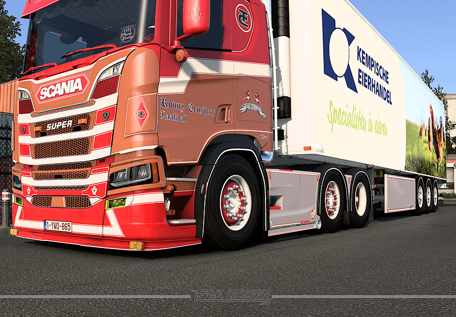 Scania R Flat Roof Ronny Ceusters+ VeDeCar Kempische Eierhandel product image (3)