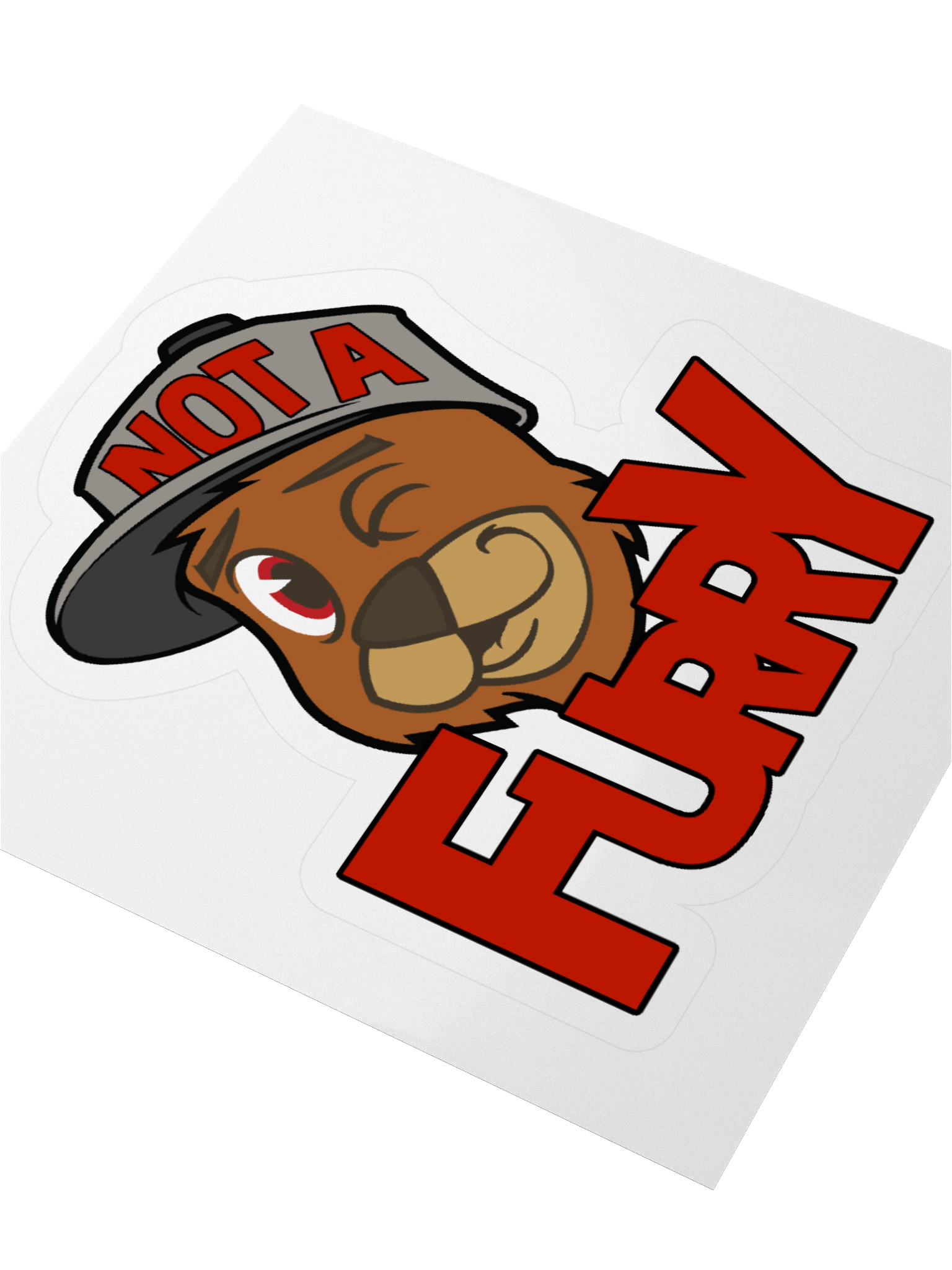 NOT A FURRY (CUTE!) STICKERS product image (3)