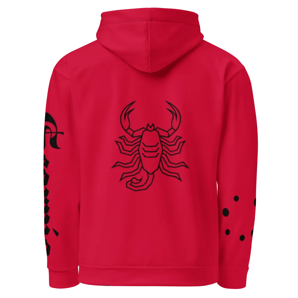 Red Scorpio Unisex Hoodie product image (3)