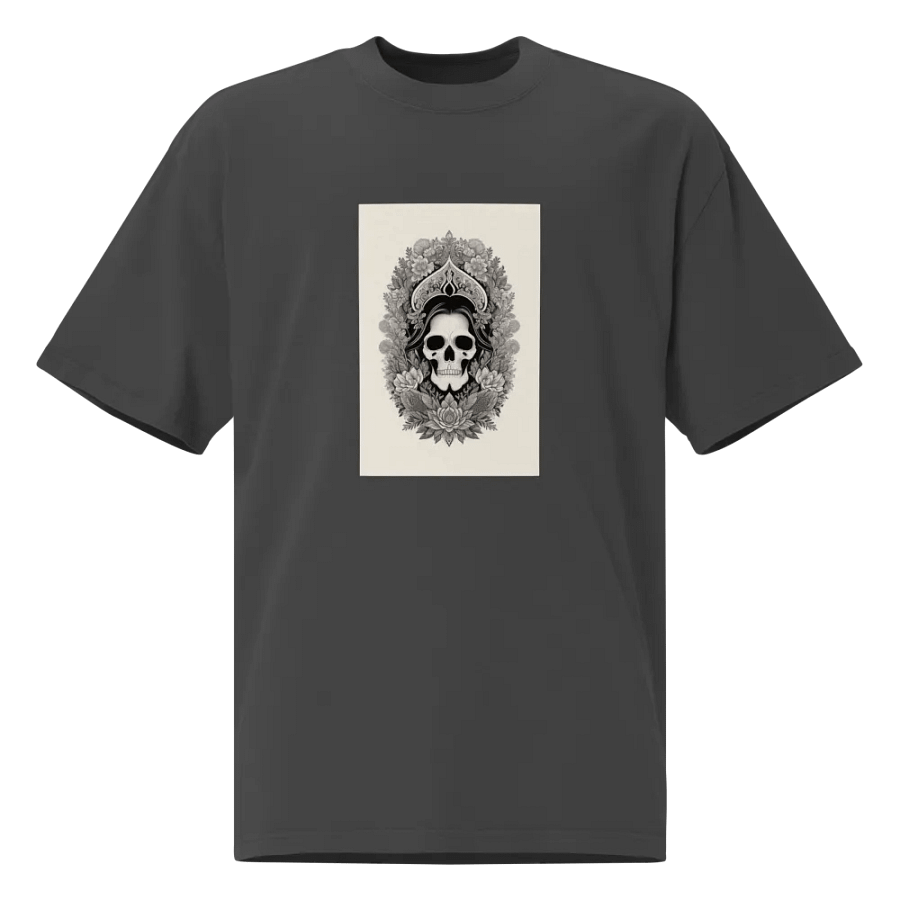 Ornate Skull Headdress Oversized Tee product image (1)