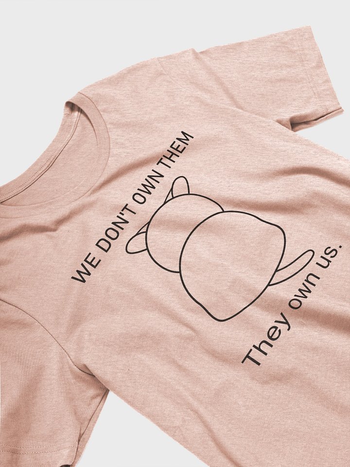 Cats Own People (Black Print) - Unisex Adult Super Soft Lightweight T-shirt product image (2)
