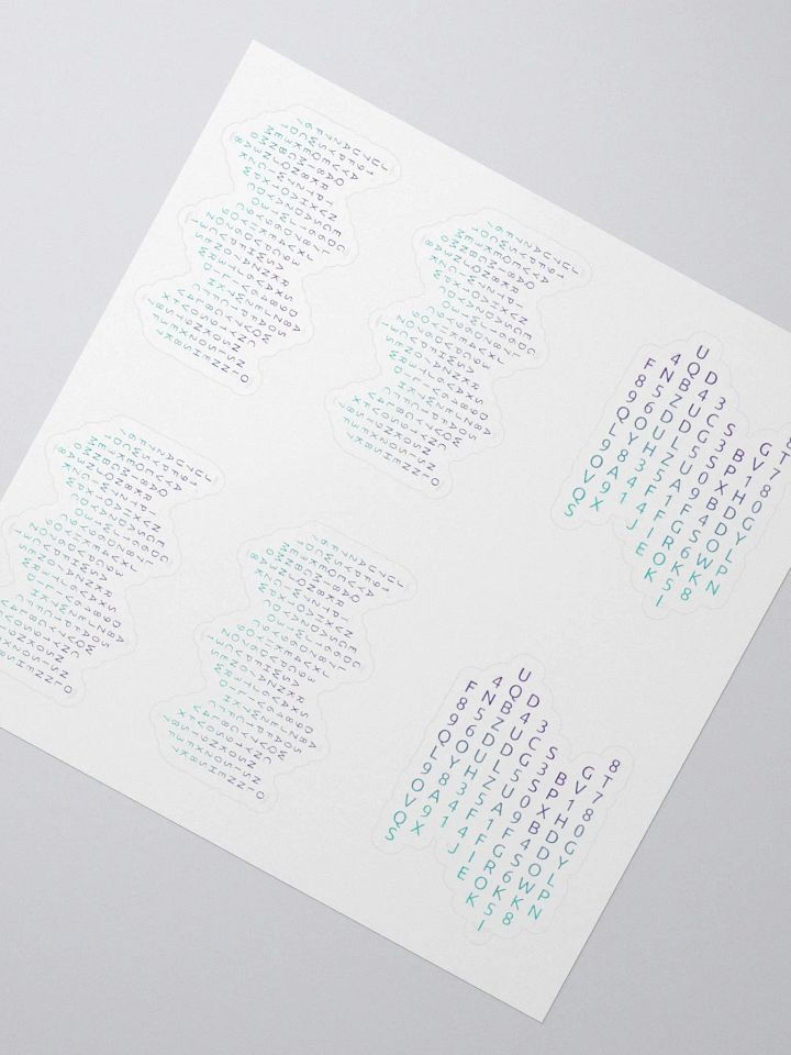 Ra1nfall Sticker Sheet product image (4)