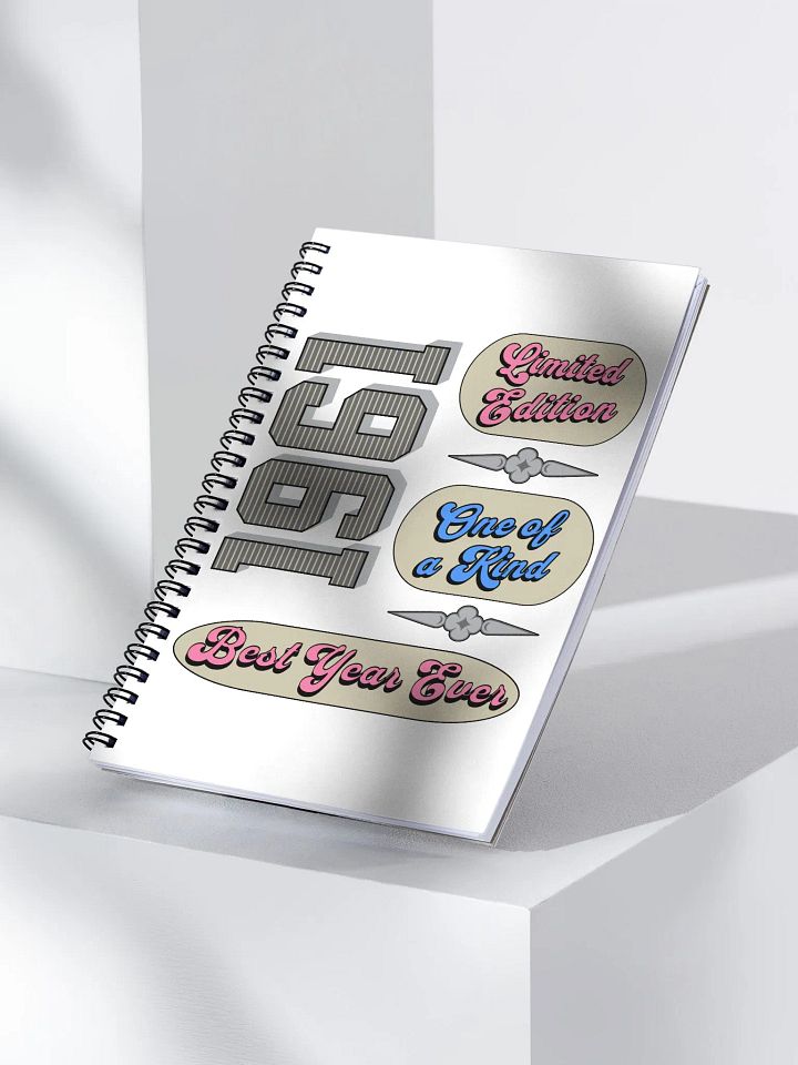 Best Year Ever 1961 Limited Edition Spiral Notebook product image (2)