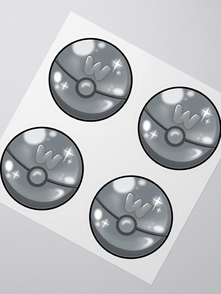 4x Silverball Stickers product image (2)