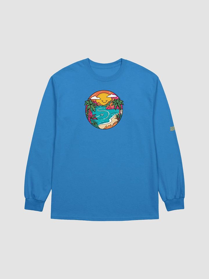 Golden Vacation Vibes Long Sleeve Tee product image (1)
