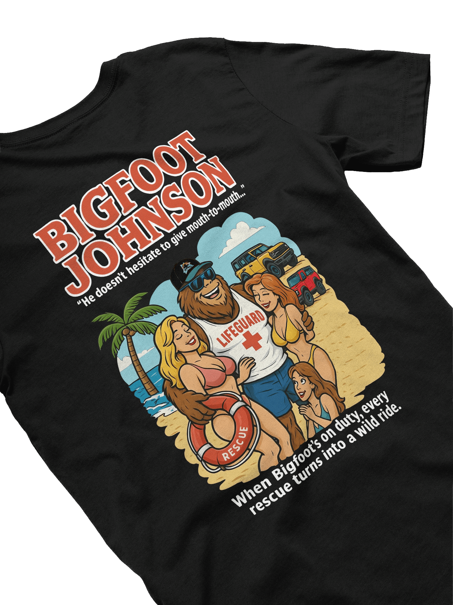 Bigfoot Johnson Lifeguard Tee (Black) product image (4)