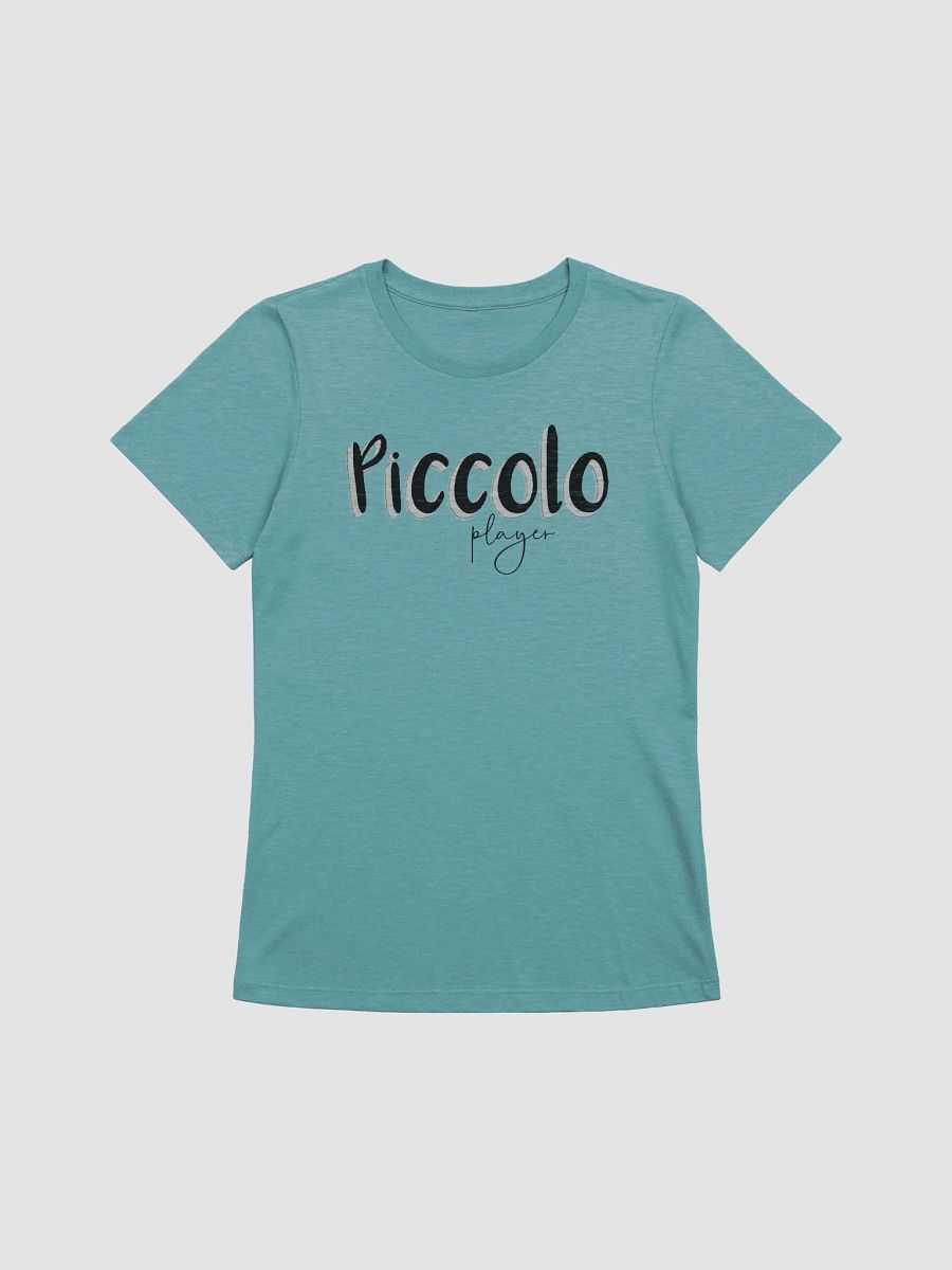 3D Piccolo Player Typography Tee – Women’s Fit product image (1)