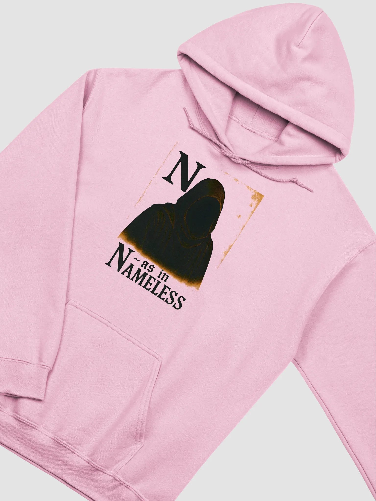 N as in nameless classic hoodie by dark alphabet product image (3)