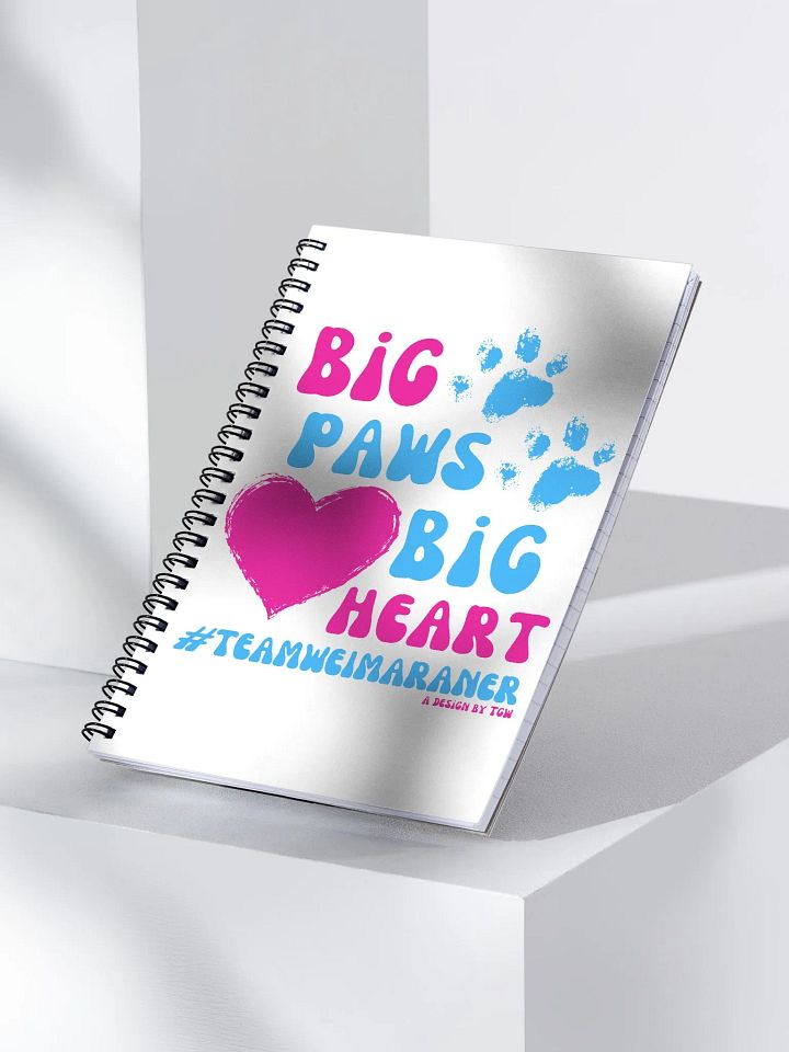 Big Paws, Big Heart - Spiral Notebook product image (2)