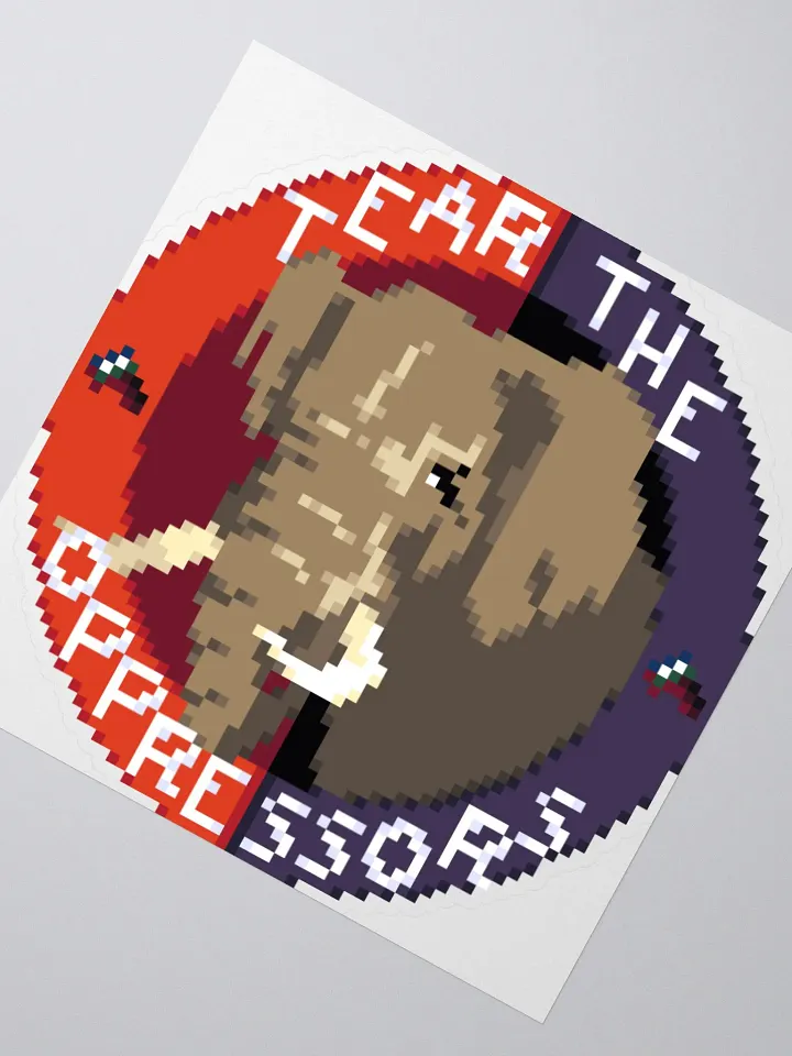 Tear The Oppressors LG single sticker product image (2)