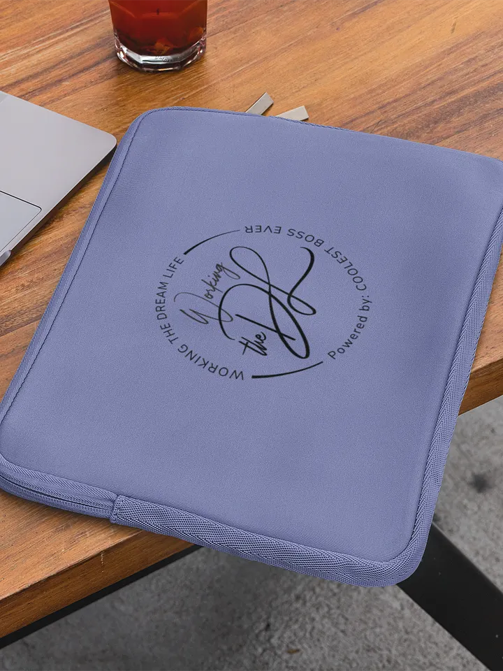 Premium Purple Laptop Sleeve – Working The Dream Life | Sleek, Protective & Leadership-Ready (13” & 15”) product image (1)