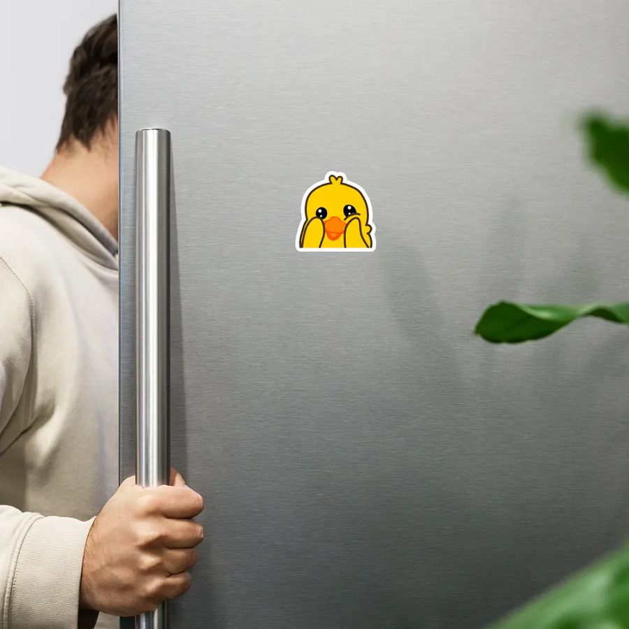Squishy Duck Die-Cut Magnet product image (6)