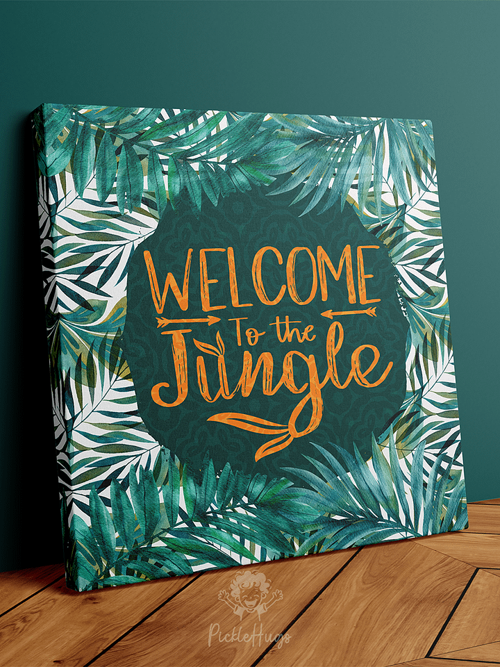 Welcome to the Jungle Canvas product image (1)