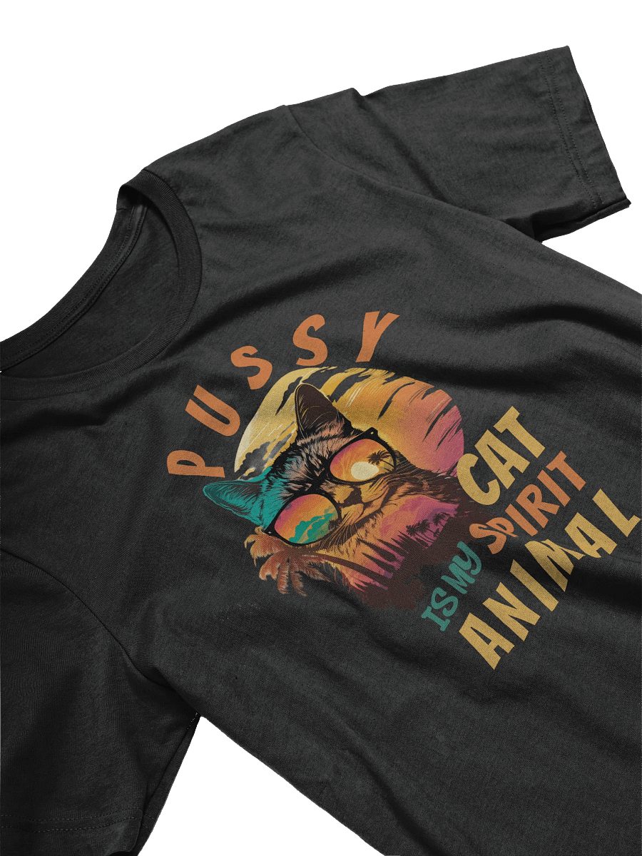 Pussy Cat is My Spirit Animal T-shirt product image (9)