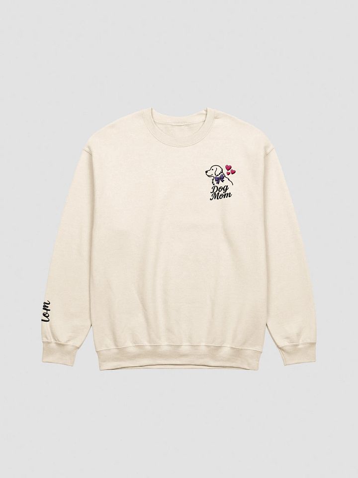 DOG-MOM / SWEATSHIRT WITH PERSONALIZED NAME / EMBROIDERED product image (2)