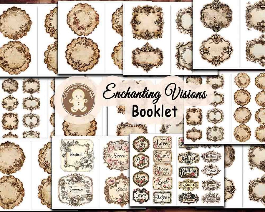 Enchanting Visions Ephemera Booklet Digital Download product image (6)