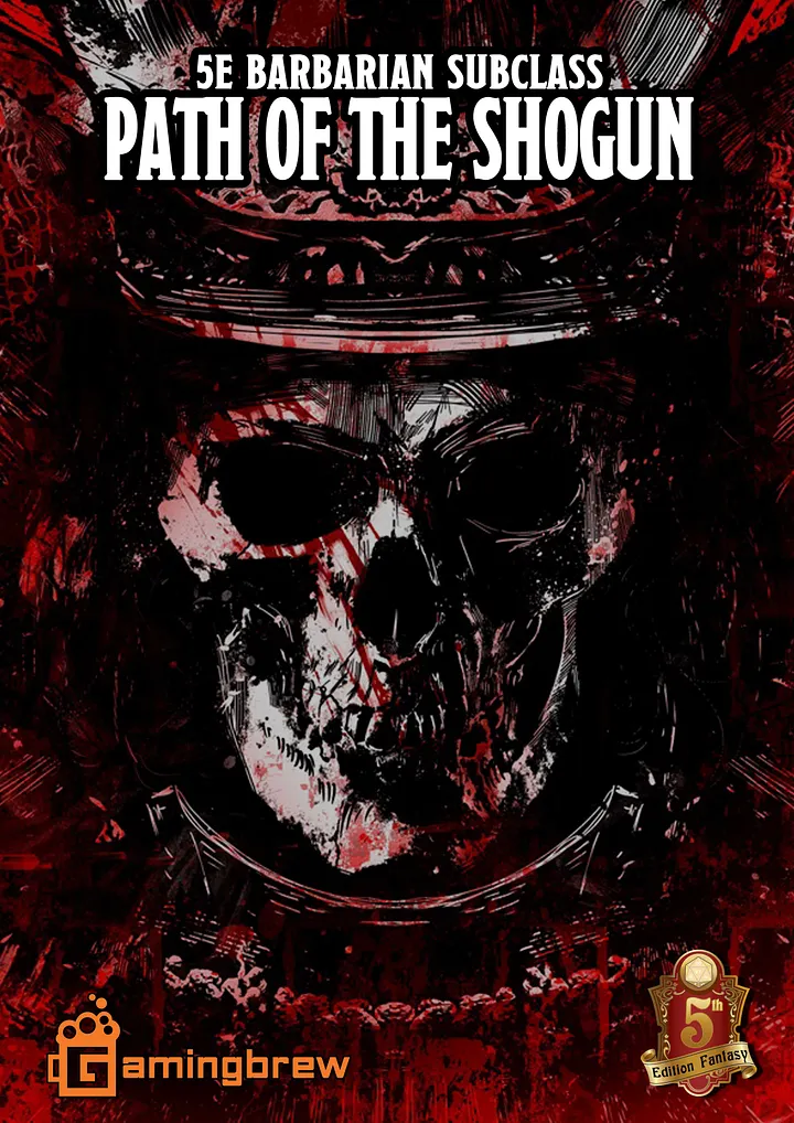 Path of the Shogun | 5E Barbarian Subclass product image (1)
