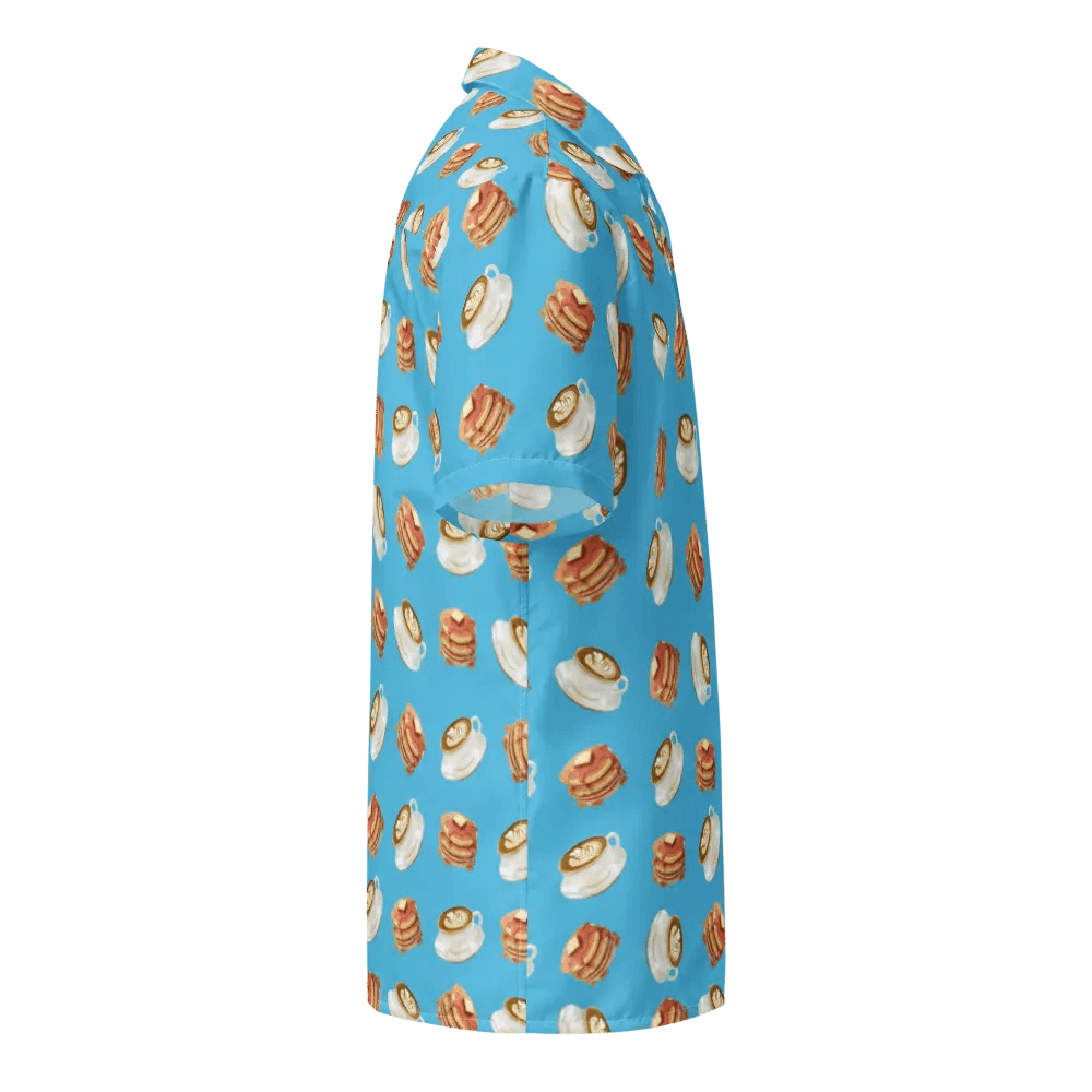 Breakfast Tea Time Coffee Cafe Latte Pancake Hawaiian Shirt product image (10)
