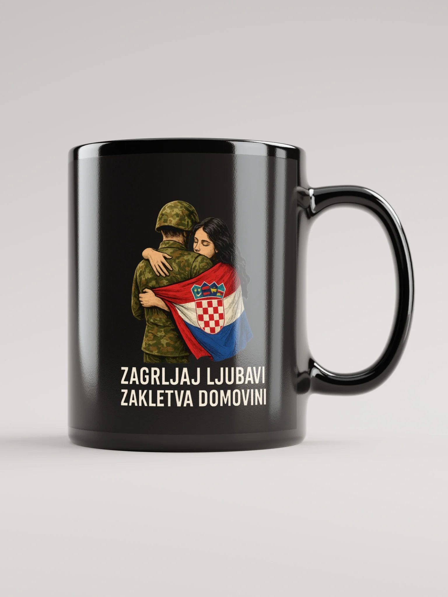 LJUBAV I DOMOVINA - VISOKO KVALITETNA ŠALICA product image (1)