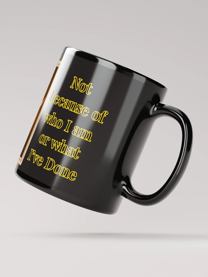 I am the Righteousness of God (Male) Glossy Black Mug product image (2)
