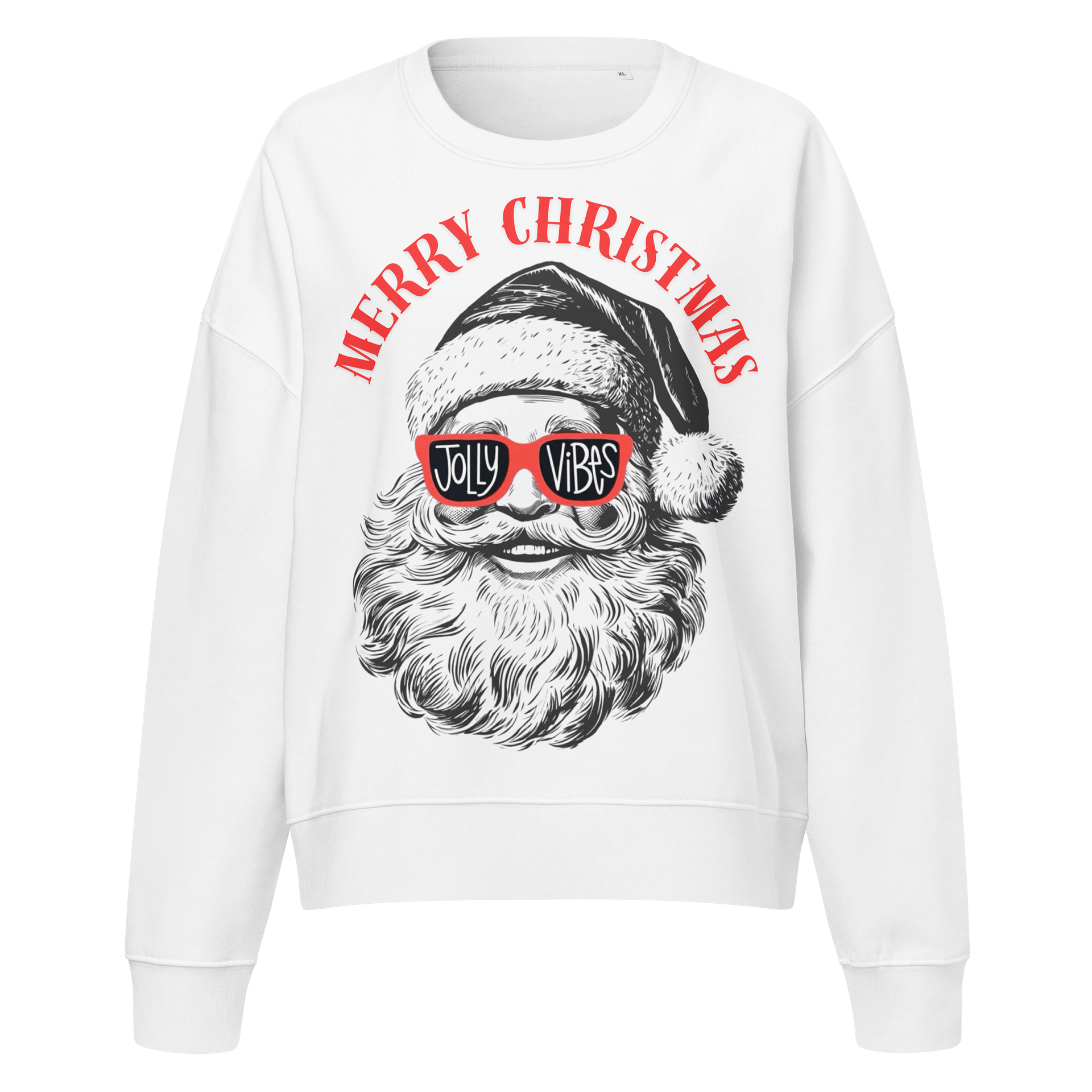 Santa's Good Vibes Christmas Sweatshirt product image (1)