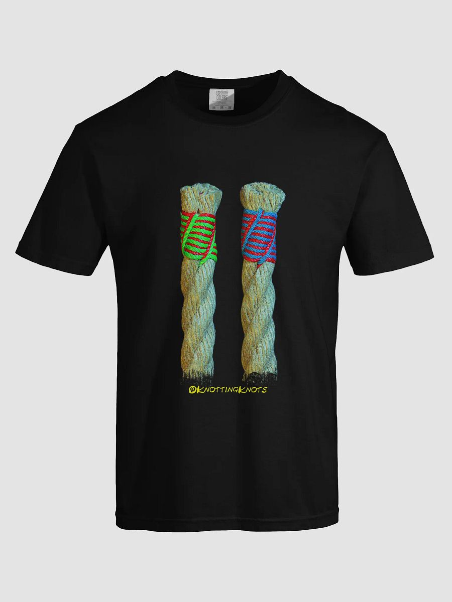 Nautical Sailmaker's Whipping Black T-Shirt product image (5)