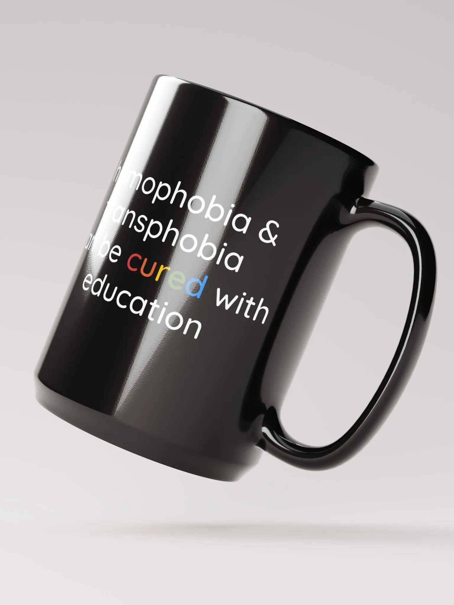 Cured with Education Big Mug product image (2)