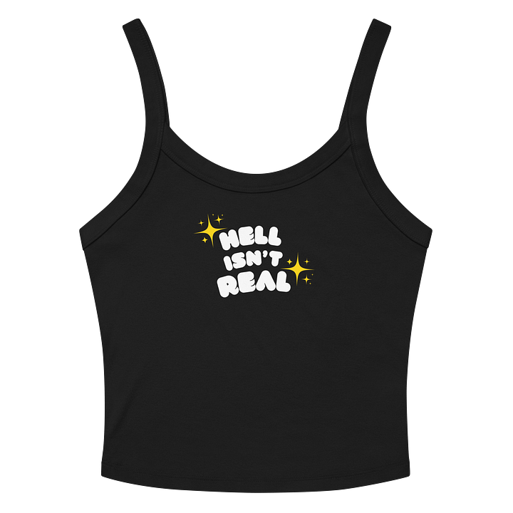Hell isn't real femme tank product image (2)