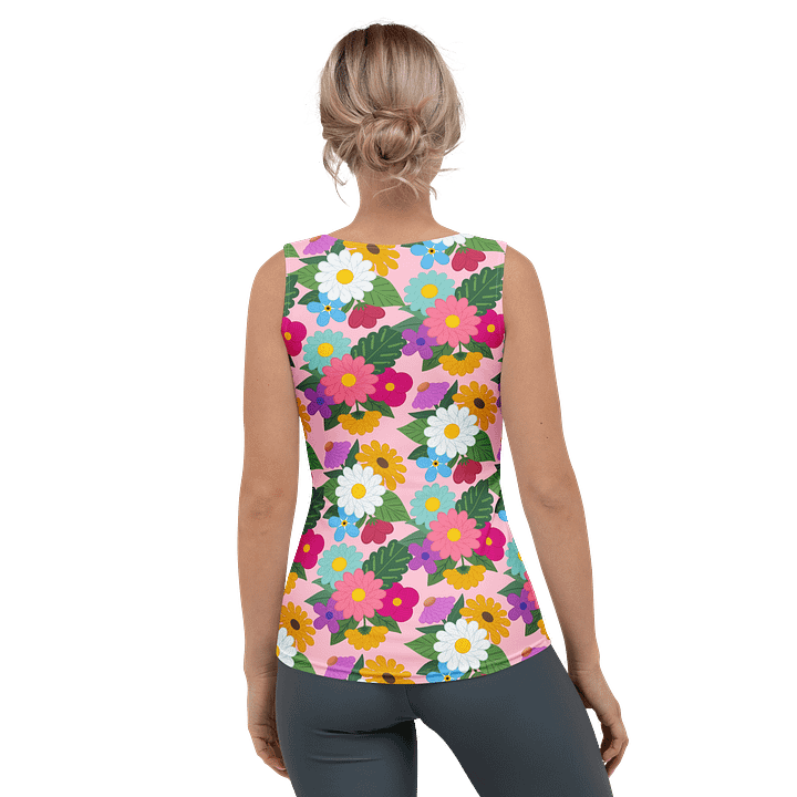 Floral Yarn Print Tank Top product image (2)