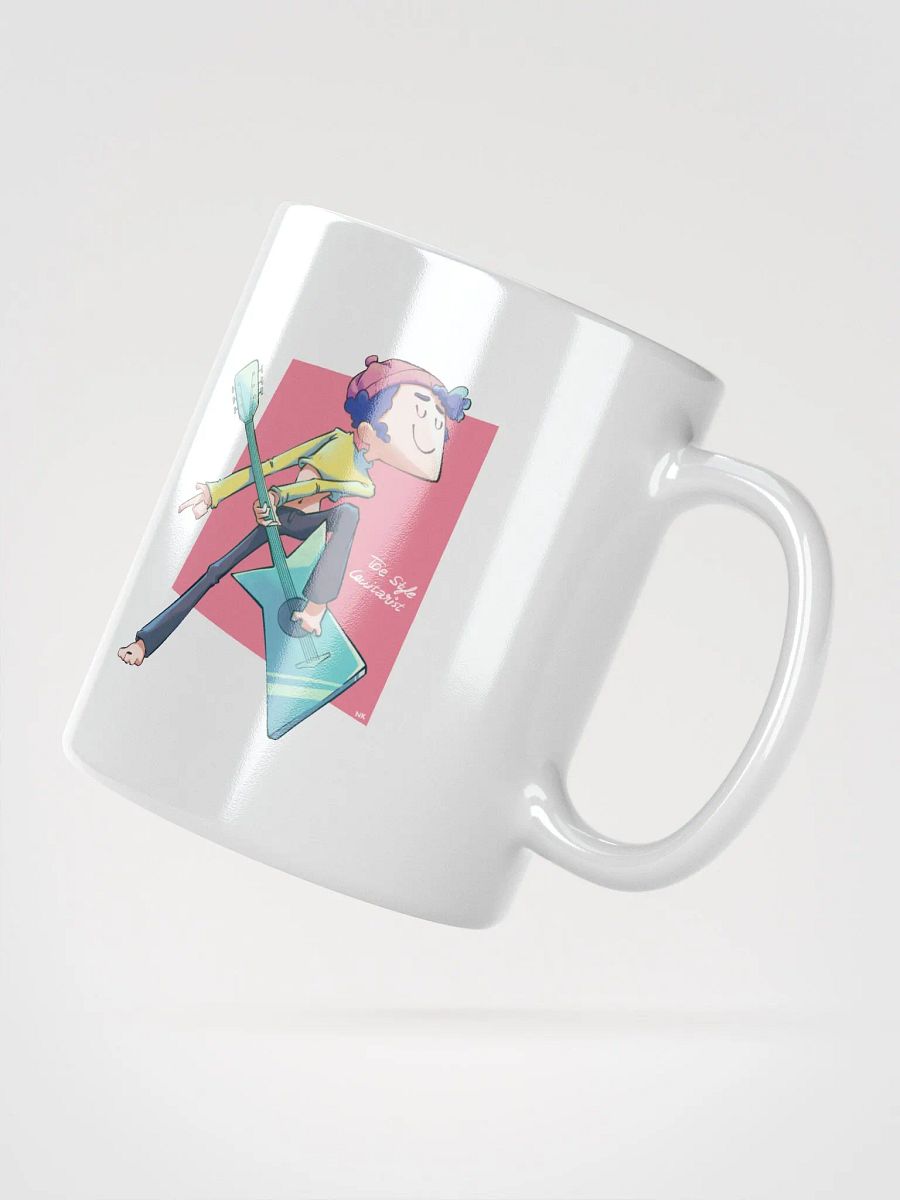 Toe Style Guitarist | White Glossy Mug product image (6)