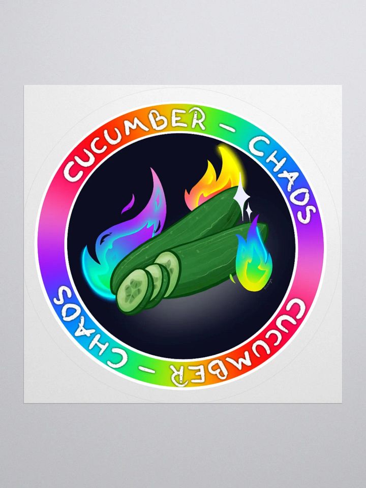Cucumber Chaos - Sticker product image (1)