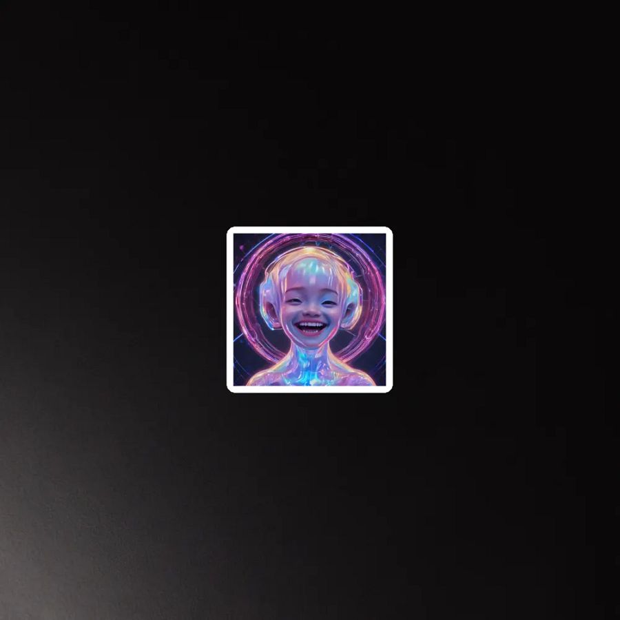 Happy as a Hologram Magnet product image (5)