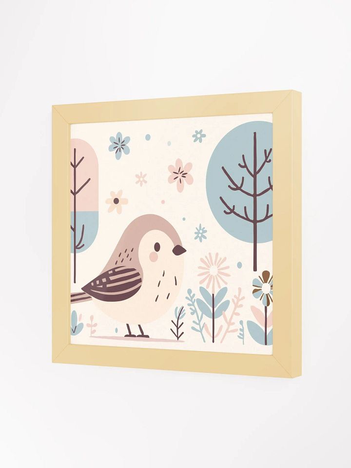 Whimsical Bird and Nature Framed Poster product image (14)