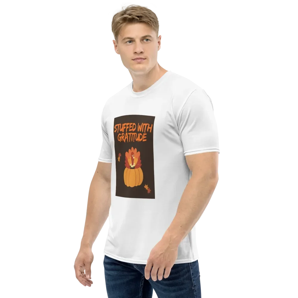 🦃🍁 THANKSGIVING FUNNY TEES 4 U FOR MEN - “Stuffed with Gratitude.” product image (3)