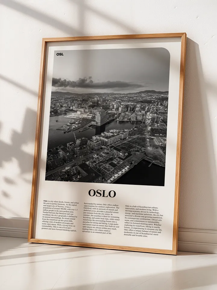 Oslo 01 Newspaper Poster product image (2)