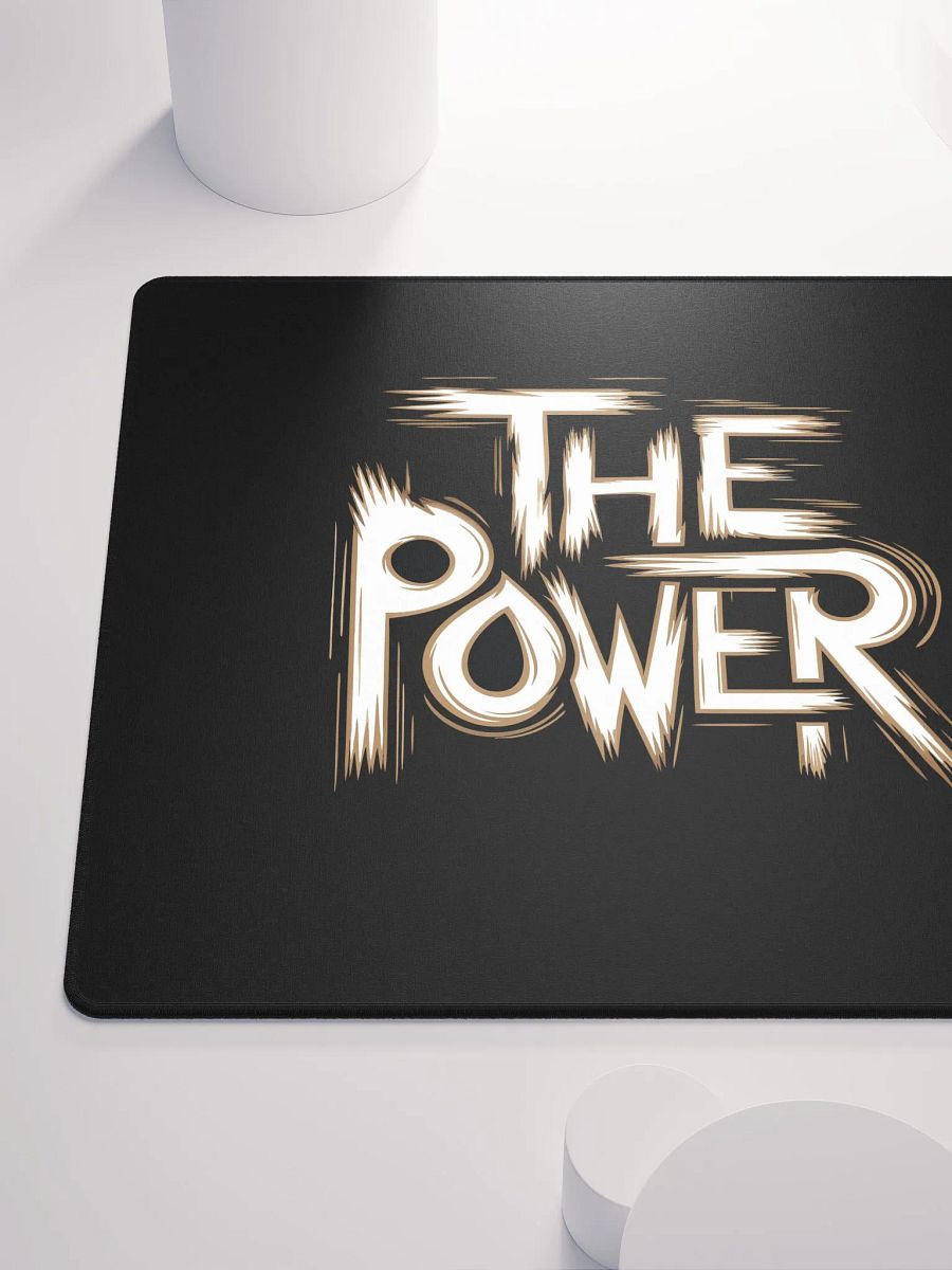 The Power Black color Gaming Mouse Pad product image (6)