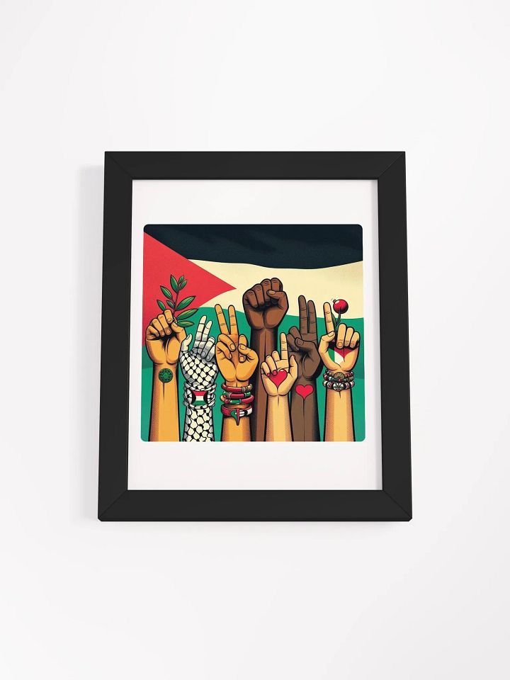 Unity in Diversity Framed Poster | free palestine product image (21)