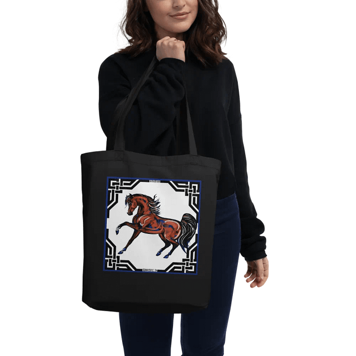 Prancing Bay Arabian Stallion Tote Bag product image (2)