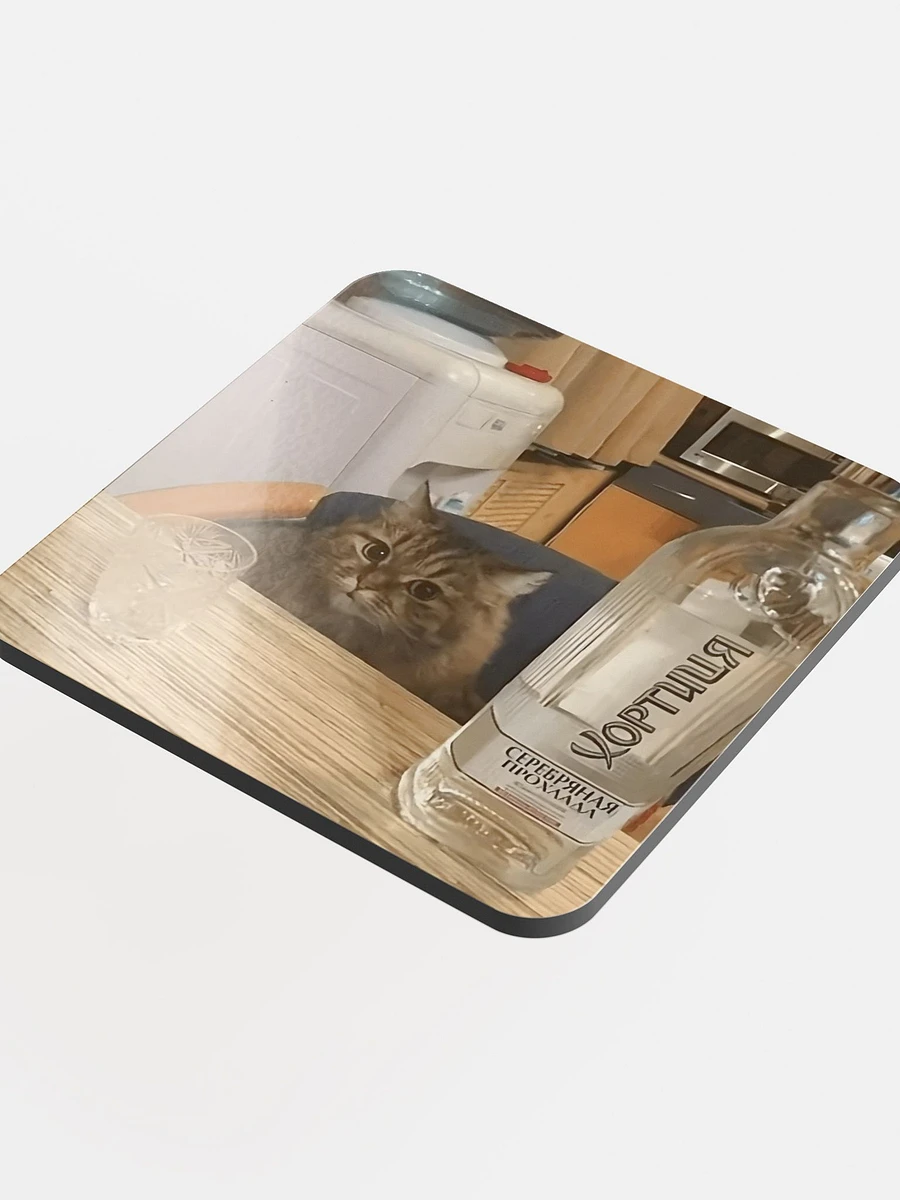 Glossed Cork Coaster: Meme Cats product image (4)