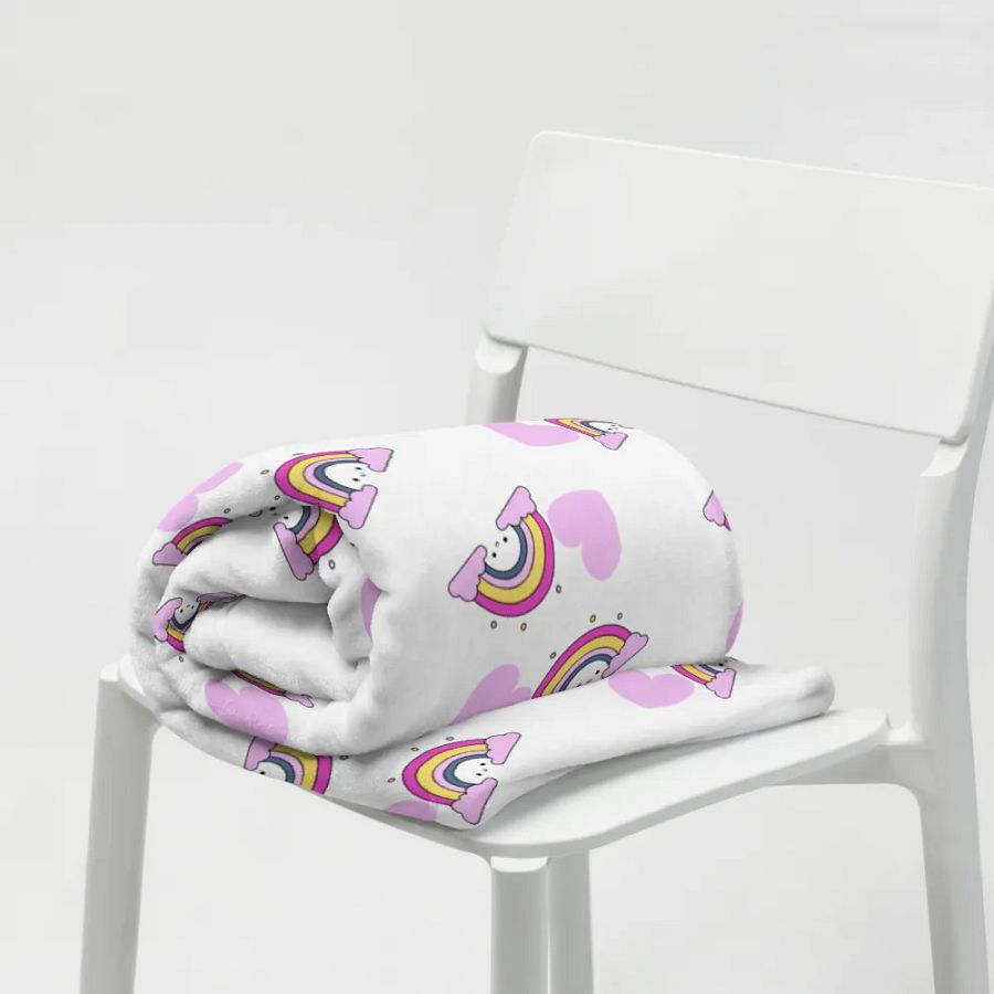 Sweetheart Rainbow Snuggle Blanket product image (8)
