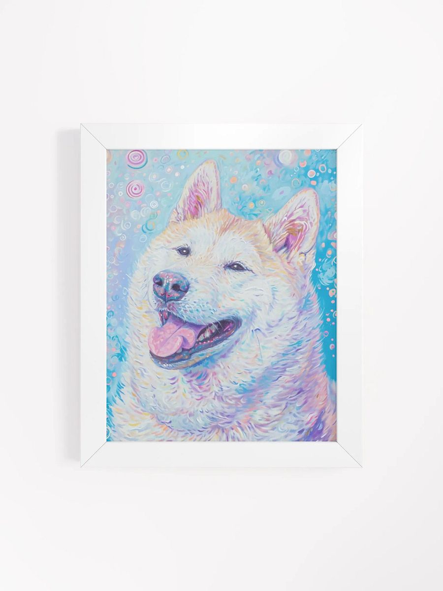 Whimsical Dog Smiles Framed Poster product image (4)